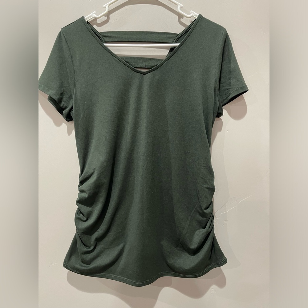 Full Moon Green Top, Size Medium, Maternity